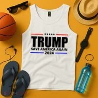 Save America Again Trump 2024 Political Tank Top thumb 4