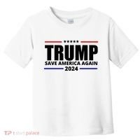 Save America Again Trump 2024 Political Toddler T-Shirt thumb 0