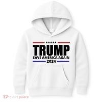 Save America Again Trump 2024 Political Kids Hoodie thumb 0