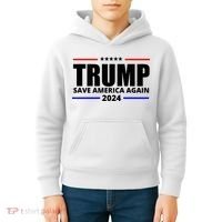 Save America Again Trump 2024 Political Kids Hoodie thumb 4