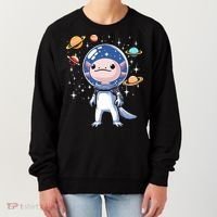 Space Axolotl Astronaut Planet Space Aesthetic Goth  Women's Sweatshirt thumb 0