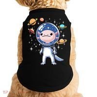 Space Axolotl Astronaut Planet Space Aesthetic Goth  Doggie Tank thumb 0