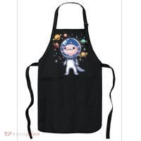 Space Axolotl Astronaut Planet Space Aesthetic Goth  Apron thumb 0