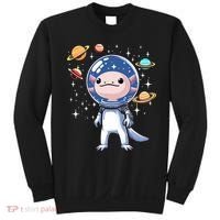 Space Axolotl Astronaut Planet Space Aesthetic Goth  Sweatshirt thumb 0