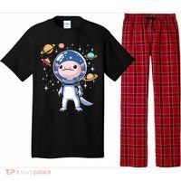 Space Axolotl Astronaut Planet Space Aesthetic Goth  Pajama Set thumb 0