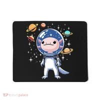 Space Axolotl Astronaut Planet Space Aesthetic Goth  Mousepad thumb 0