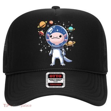 Space Axolotl Astronaut Planet Space Aesthetic Goth  Hat
