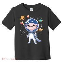 Space Axolotl Astronaut Planet Space Aesthetic Goth  Toddler T-Shirt thumb 0