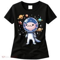 Space Axolotl Astronaut Planet Space Aesthetic Goth  Women's T-Shirt thumb 0