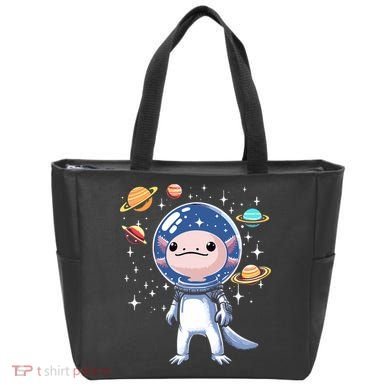 Space Axolotl Astronaut Planet Space Aesthetic Goth  Tote Bag