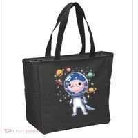 Space Axolotl Astronaut Planet Space Aesthetic Goth  Tote Bag thumb 2