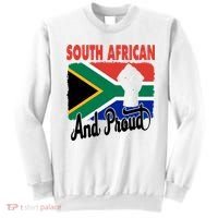 South African And Proud Love South Africa Flag Sweatshirt thumb 0