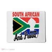 South African And Proud Love South Africa Flag Mousepad thumb 0