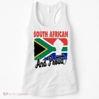 South African And Proud Love South Africa Flag Women's Tank Top thumb 0