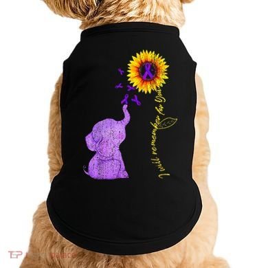 Sunflower Alzheimer Awareness I Will Remember For You TAwa Doggie Tank