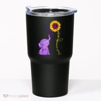 Sunflower Alzheimer Awareness I Will Remember For You TAwa Tumbler thumb 0
