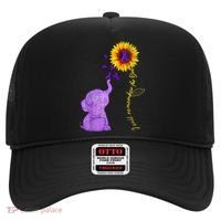 Sunflower Alzheimer Awareness I Will Remember For You TAwa Hat thumb 0