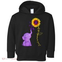 Sunflower Alzheimer Awareness I Will Remember For You TAwa Toddler Hoodie thumb 0