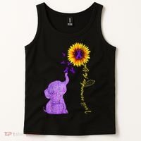 Sunflower Alzheimer Awareness I Will Remember For You TAwa Tank Top thumb 2