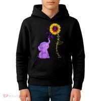 Sunflower Alzheimer Awareness I Will Remember For You TAwa Kids Hoodie thumb 4
