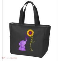 Sunflower Alzheimer Awareness I Will Remember For You TAwa Tote Bag thumb 3