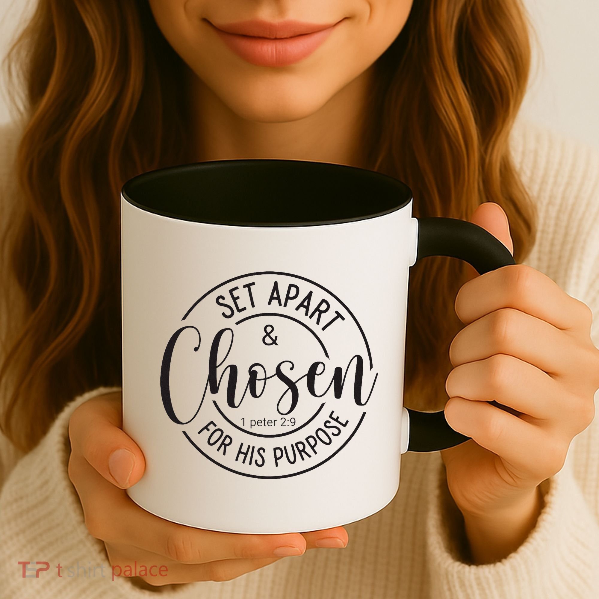 Set Apart And Chosen For His Purpose - Spiritual Message Coffee Mug
