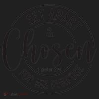 Set Apart And Chosen For His Purpose - Spiritual Message Beanie thumb 2