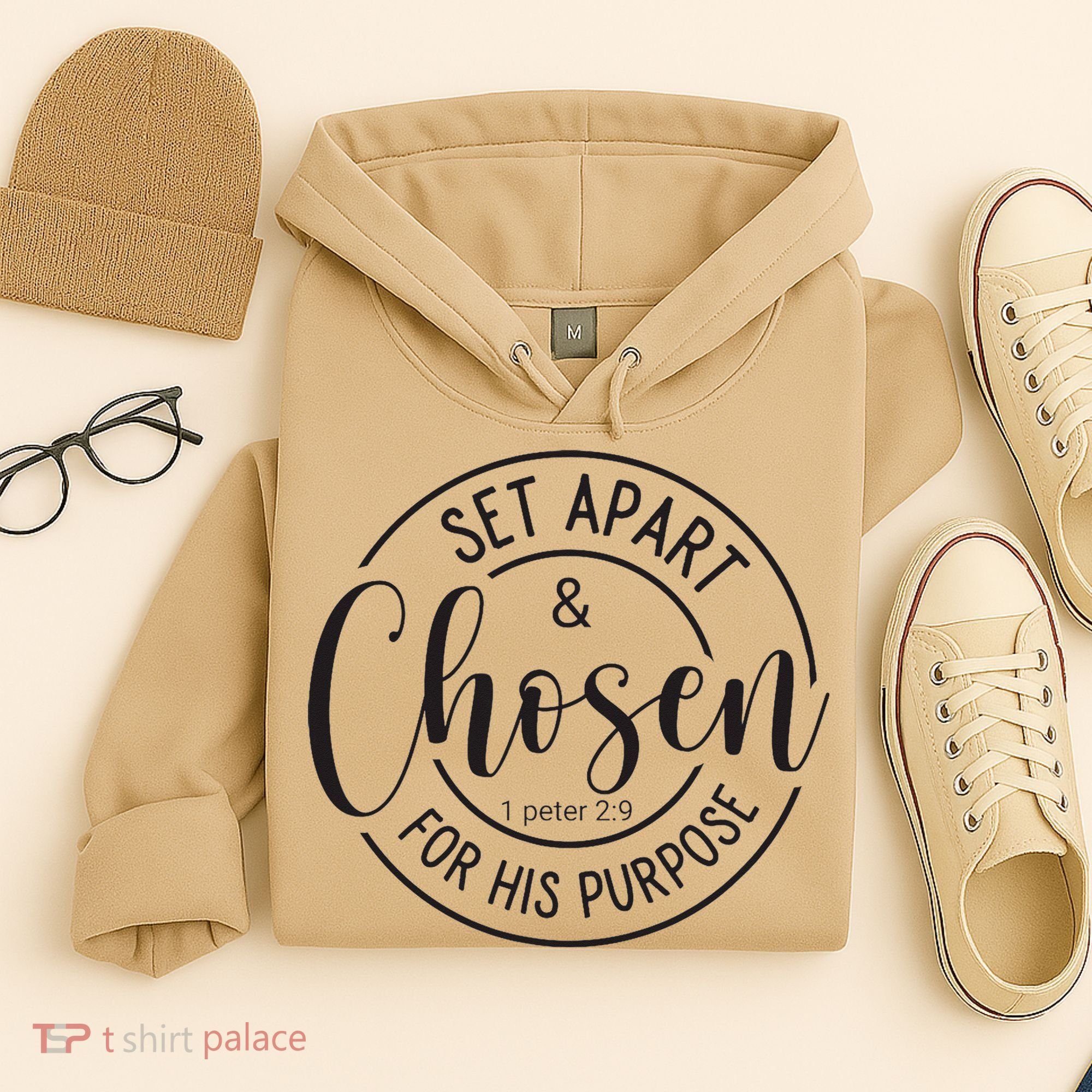 Set Apart And Chosen For His Purpose - Spiritual Message Hoodie