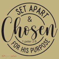 Set Apart And Chosen For His Purpose - Spiritual Message Sweatshirt thumb 2