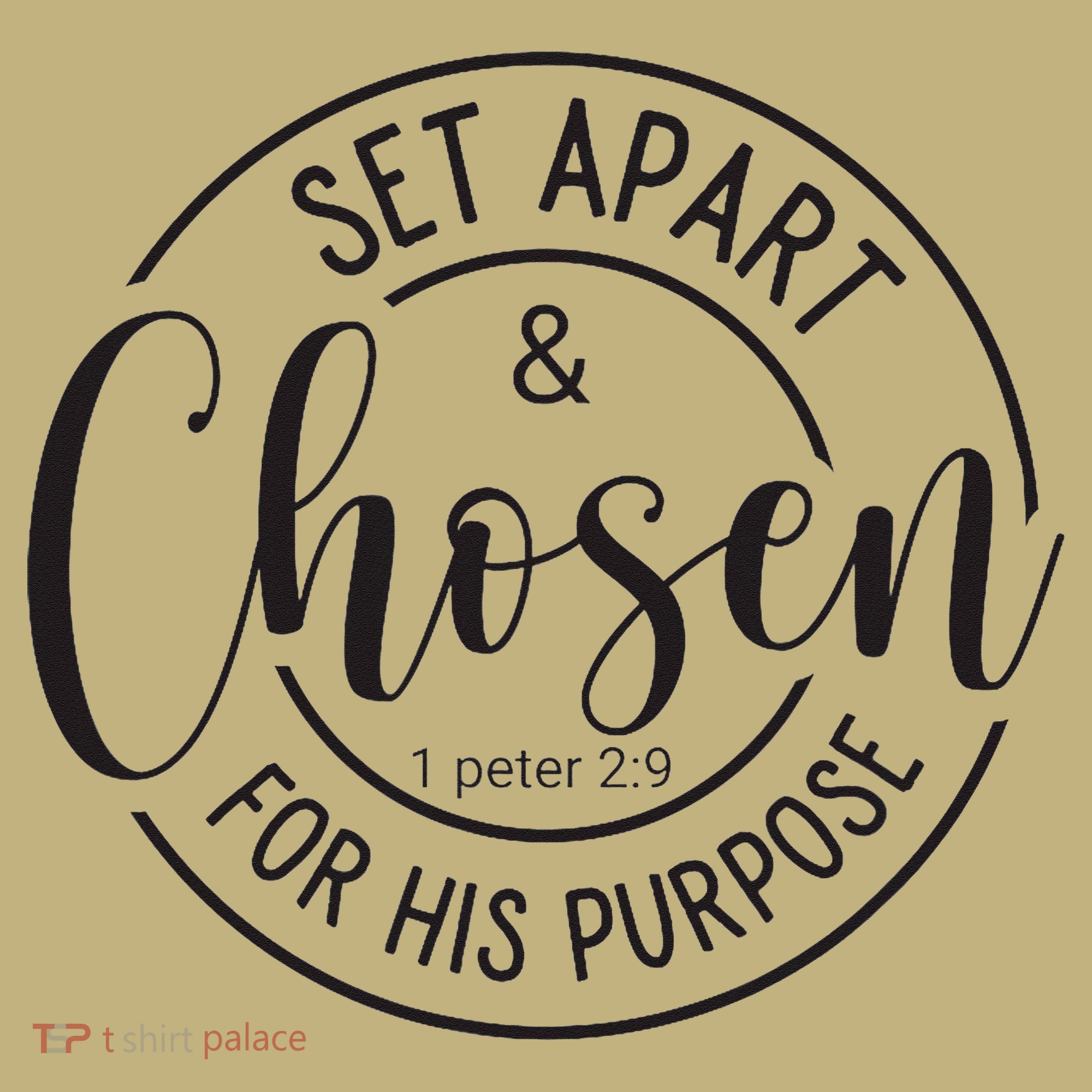 Set Apart And Chosen For His Purpose - Spiritual Message Mousepad