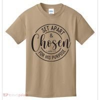 Set Apart And Chosen For His Purpose - Spiritual Message Kids T-Shirt thumb 0