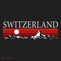 Swiss Alps And Red Sunset Switzerland Mountains Beanie thumb 2