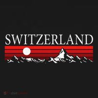 Swiss Alps And Red Sunset Switzerland Mountains Women's Hoodie thumb 2