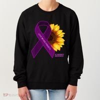 Sunflower Alzheimers Awareness Women's Sweatshirt thumb 0