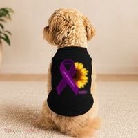 Sunflower Alzheimers Awareness Doggie Tank thumb 2