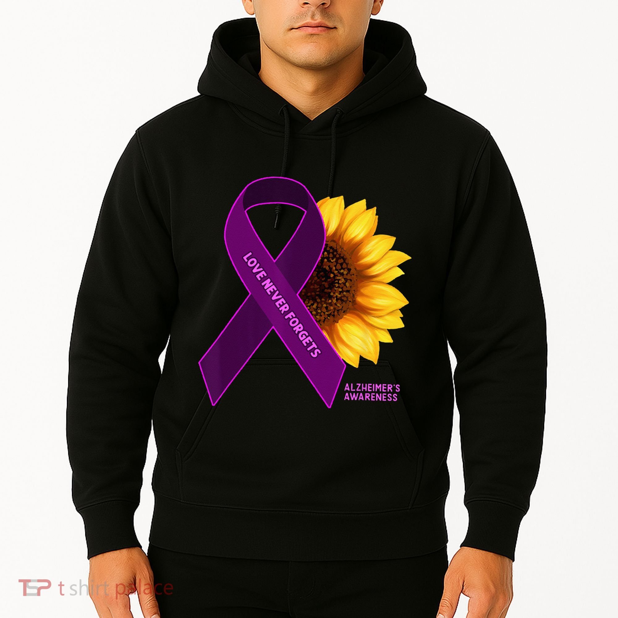 Sunflower Alzheimers Awareness Hoodie