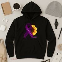 Sunflower Alzheimers Awareness Hoodie thumb 3