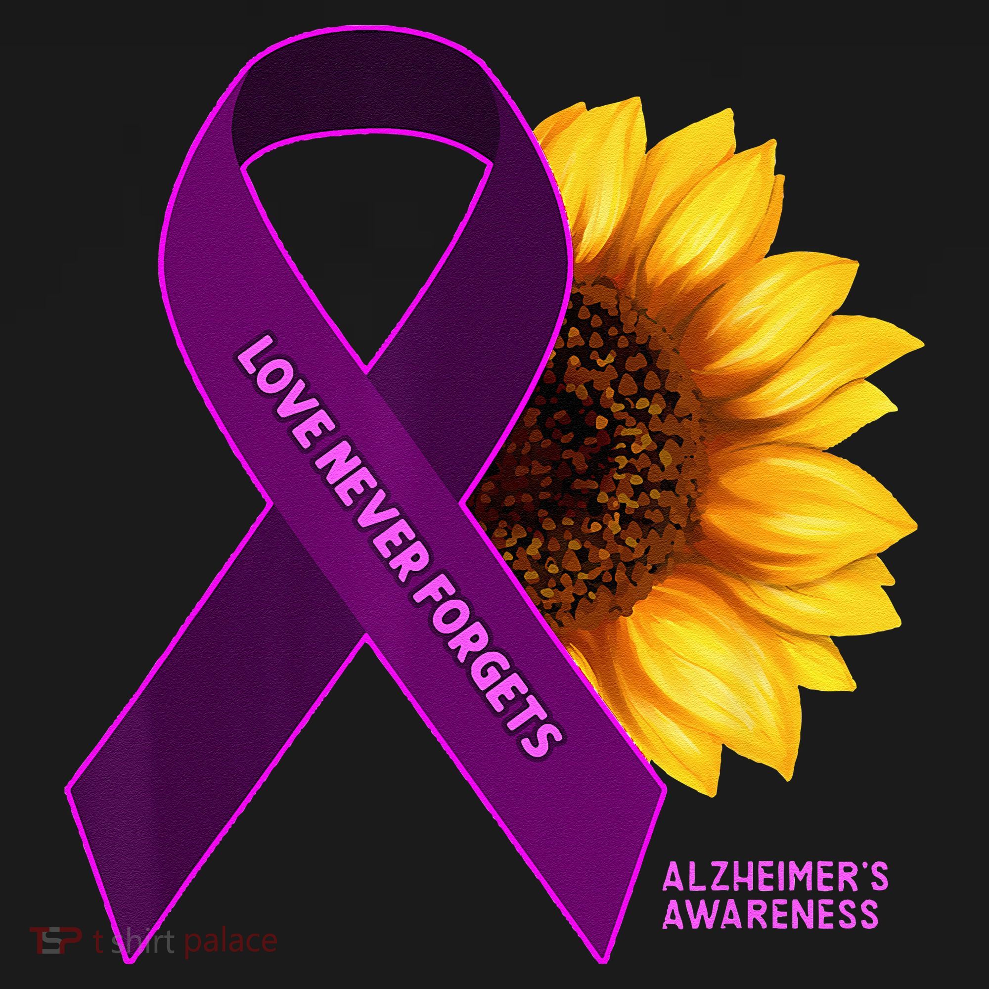 Sunflower Alzheimers Awareness Hoodie