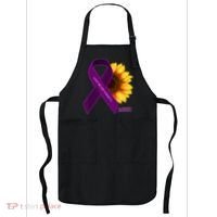 Sunflower Alzheimers Awareness Apron thumb 0
