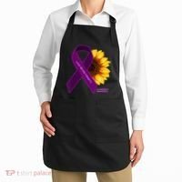 Sunflower Alzheimers Awareness Apron thumb 2