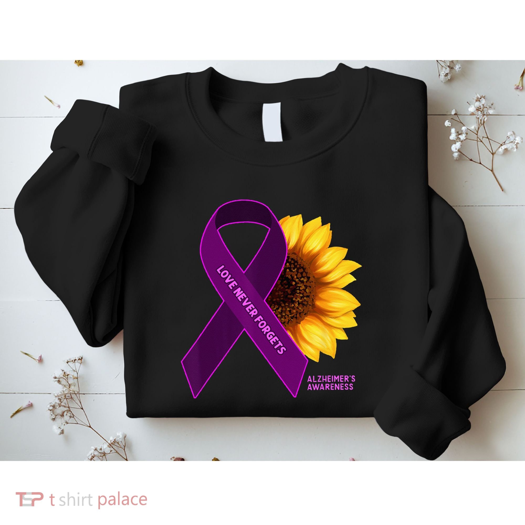 Sunflower Alzheimers Awareness Sweatshirt