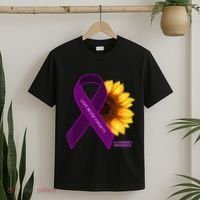 Sunflower Alzheimers Awareness T-Shirt thumb 2