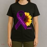 Sunflower Alzheimers Awareness T-Shirt thumb 4