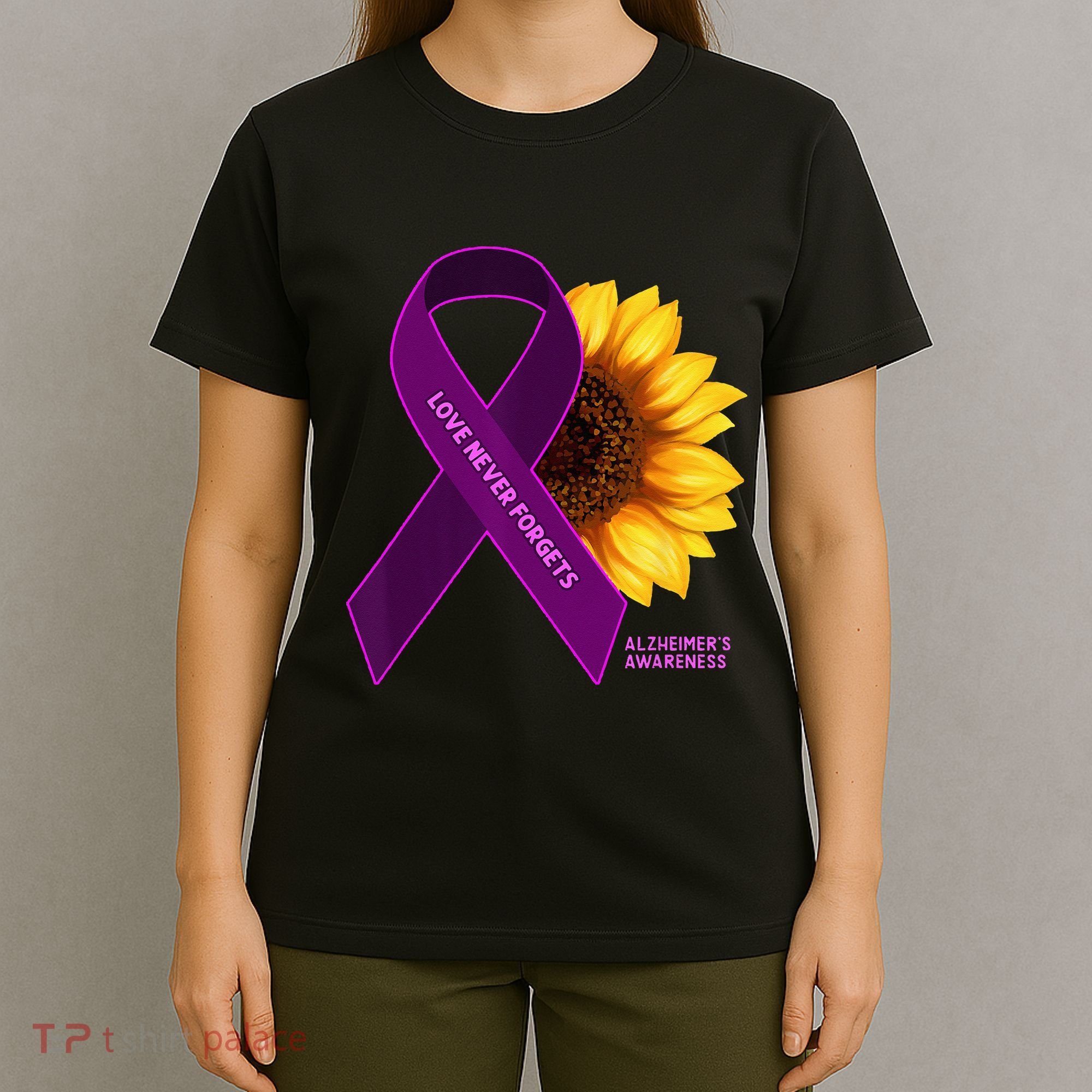 Sunflower Alzheimers Awareness T-Shirt