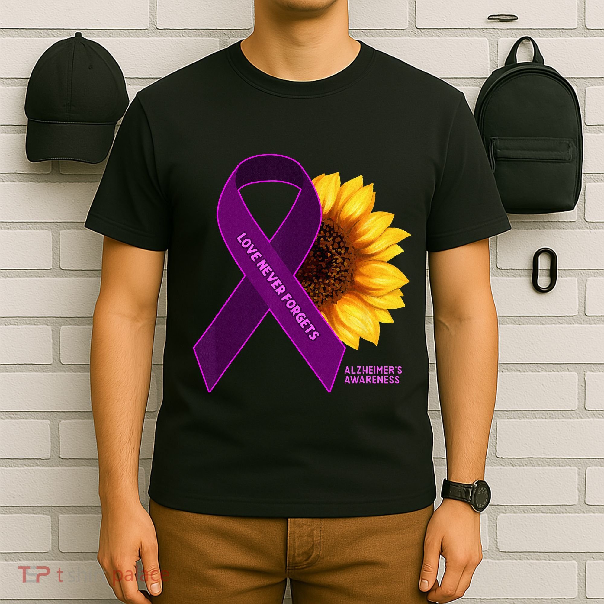 Sunflower Alzheimers Awareness T-Shirt