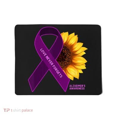 Sunflower Alzheimers Awareness Mousepad