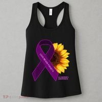 Sunflower Alzheimers Awareness Women's Tank Top thumb 3