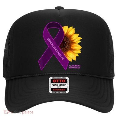 Sunflower Alzheimers Awareness Hat