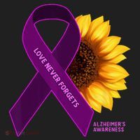 Sunflower Alzheimers Awareness Hat thumb 2