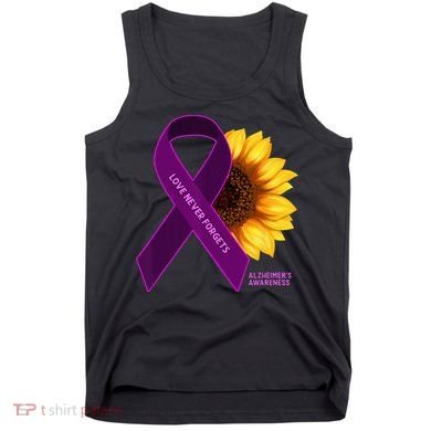 Sunflower Alzheimers Awareness Tank Top